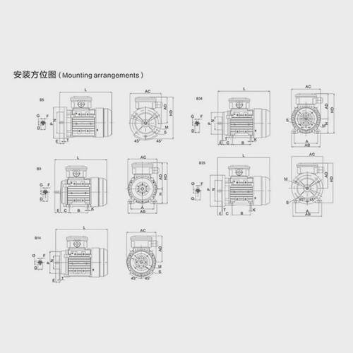 2极ys三相异步铝壳电机0.75kw1.1kw1.5千瓦2.2kw3kw4kw铝壳电动机