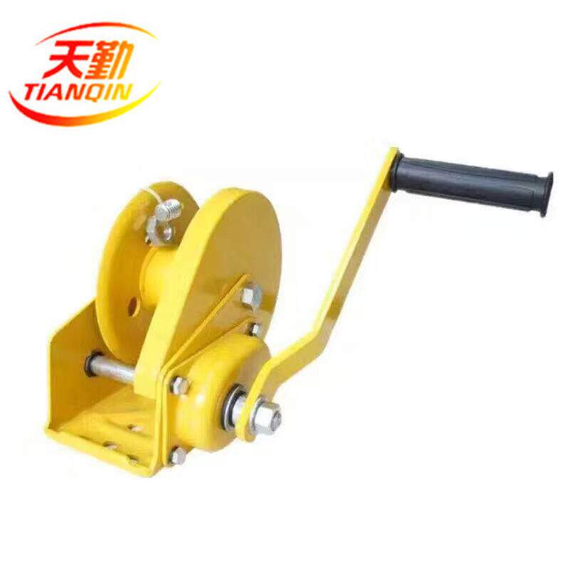包邮自锁式手摇绞盘小型手摇卷扬机手动绞车家用移动吊机牵引葫芦