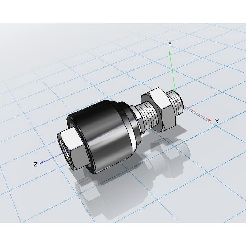 热销摆动CZJ-M16X2浮动接头粗牙M16X2.0氣缸万向节接M27M10X1.5X1