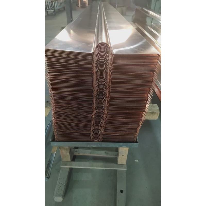 0.30.40.5t2紫铜带半紫铜硬板铜止水板铜带大坝大桥用