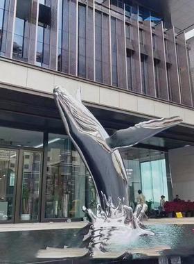 大型不锈钢雕塑金属镜面景观酒店校园户外广场商场美陈造型