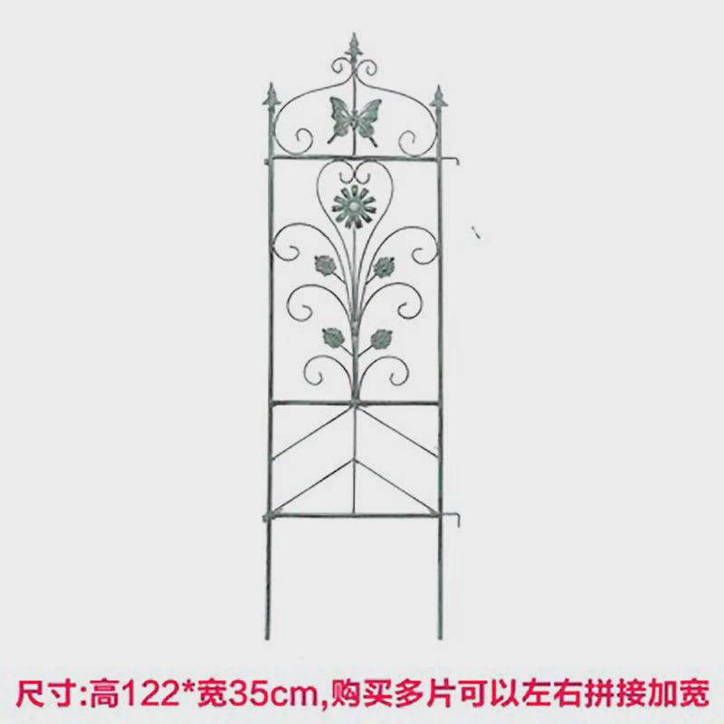 花架铁线莲爬藤美式铁艺网格屏风蔷薇花卉支架欧式户外庭院园艺新