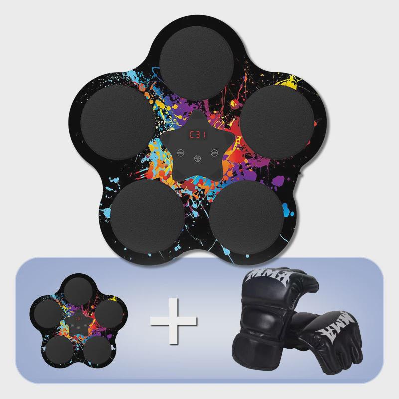 智能音乐拳击机墙拳击靶家用拳击训练器儿童打拳运动器材