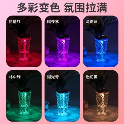新款插花桌面加湿器家用卧室大雾量大容量USB迷你小型便携氛围灯
