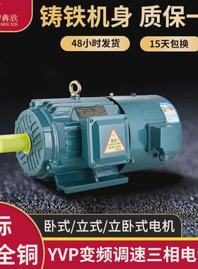 6极马达变频电机110kw调速电机132千瓦160kwyvp电机185kw200千瓦