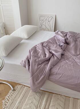 21n100支天丝柔软凉爽夏凉被纯色空调冷气盖毯兰可莱赛尔纤维精