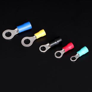 o型绝缘预压线耳接头接线鼻rv冷压接线端子铜鼻子线鼻子圆形端子