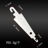 十字绣穿针器配件手动引针器钢片铁勾穿线器十字绣穿针引线器