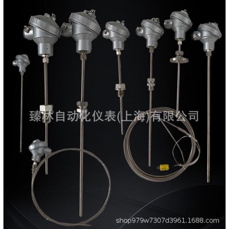 WRNK-191固定螺纹锥形WREK-482圆接插式铠装热电偶