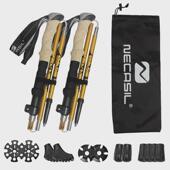 登山杖折叠超轻超轻户外7075超短铝合金越野跑爬山手杖n88套装