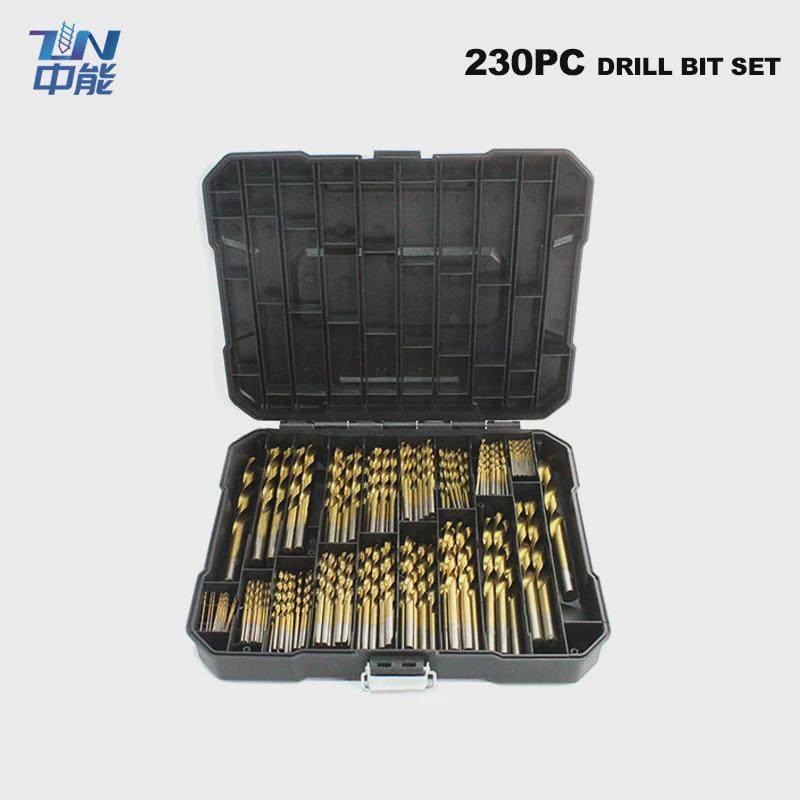 230件套高速钢麻花钻组1mm-10mm塑盒装组圆柄钻头,农机/农具/农膜,播种栽苗器/地膜机,淘宝优惠券,粉丝福利购,淘宝优惠卷