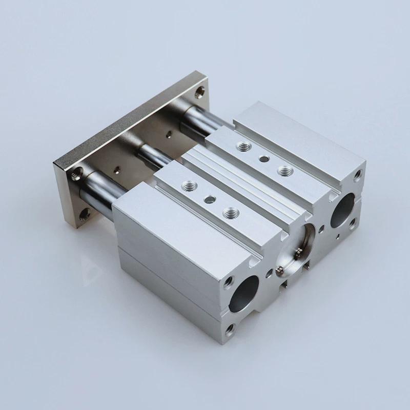 薄型三杆三轴杆导带气缸tcm/mgpm12/16/20-50*10/20/25/30/40-100