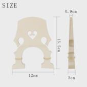 琴脚可调节螺丝低音提琴马桥 贝司琴码 低音提琴琴码 枫木倍大提琴码