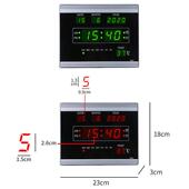 厂家直供时尚 电子钟数字时钟夜光两用简约挂钟客厅台挂静音万年历