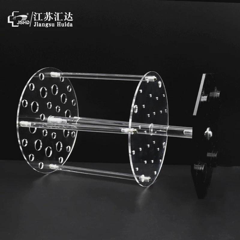 移液管移液管架亚克力刻度吸管架圆盘有机玻璃架大肚吸管架试管架