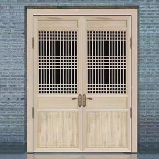 东阳木雕定制中式实木仿古门窗屏风花格门木镂空中式木制品加工