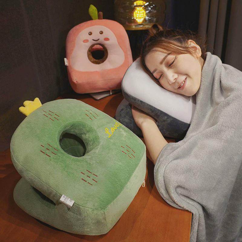 办公室午睡枕暖手抱枕女生睡觉神器小学生午休趴着睡小枕头靠背垫,居家布艺,靠垫/抱枕,淘宝优惠券,粉丝福利购,淘宝优惠卷