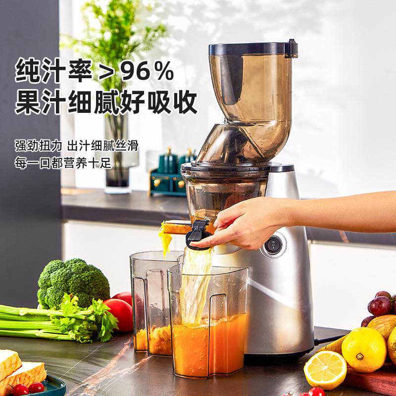跨境多功能超大口径原汁机果汁机慢速家用无刀头榨汁机炸水新品