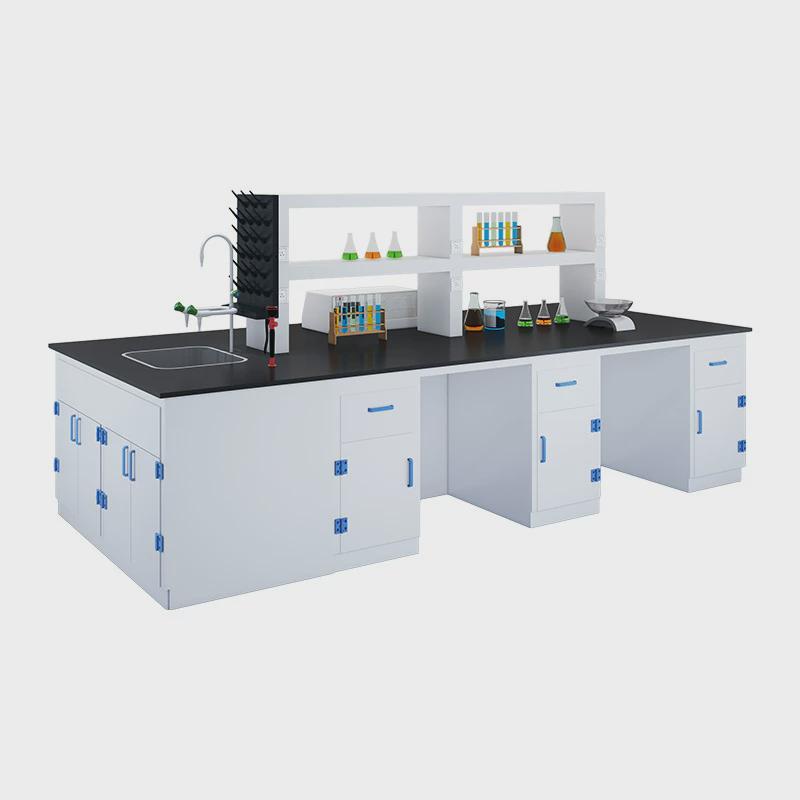 博克菲洛pp实验台实验室化验室实验工作台化验操作台耐腐蚀实验桌
