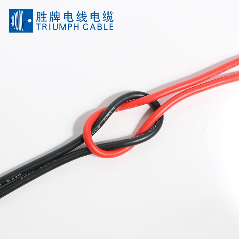 胜软上海1.0平方特牌硅胶线17awg高温电子线温度传感引出连接线