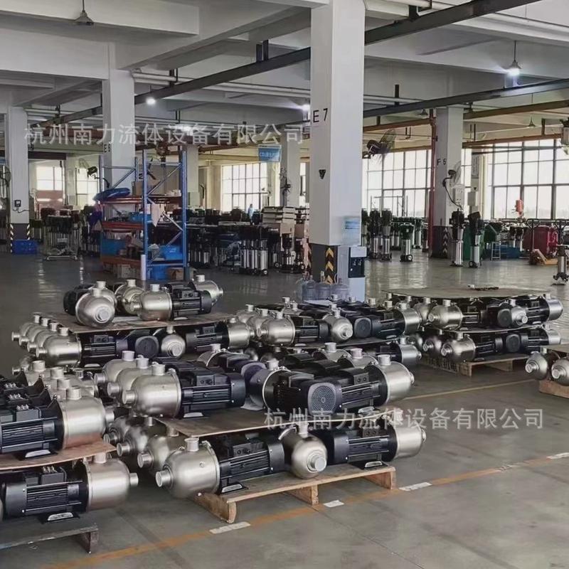 CHL小型卧式不锈钢多级泵三相380V自来水管道增压泵家用循环水泵