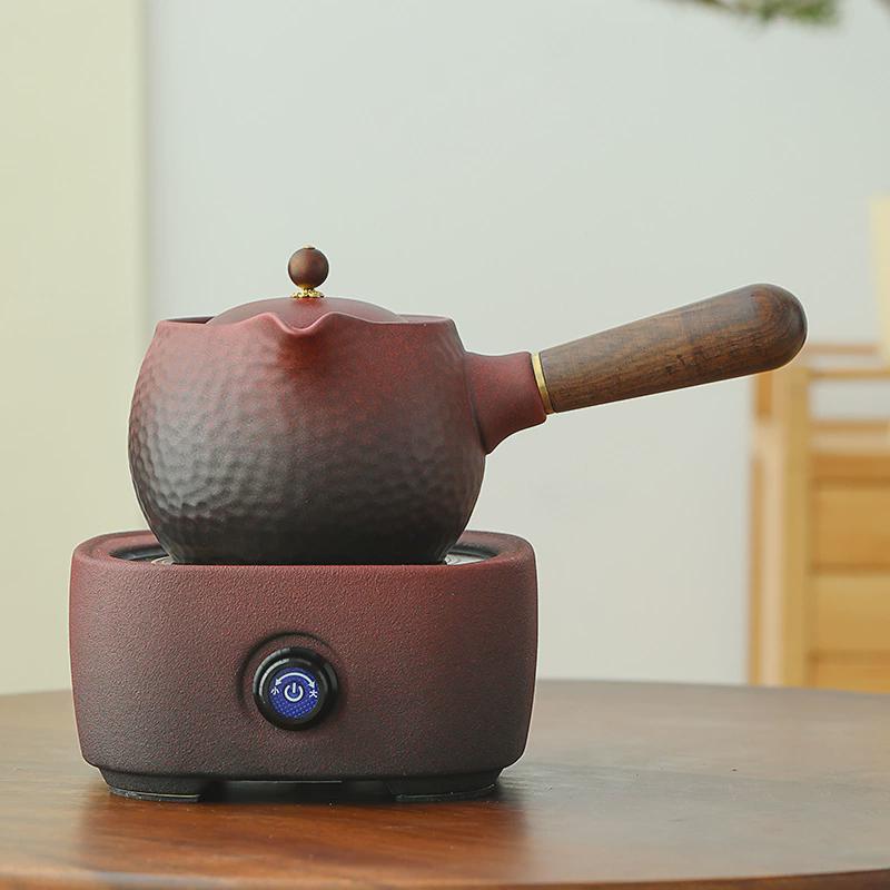 电陶炉家用煮茶专用壶泡茶壶陶壶烧水中式干活明火侧把壶围炉煮茶