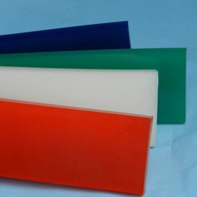 直销丝印刮度55胶50*9椭圆机印胶刮印花刮条耐溶剂耐磨水油性刮刀