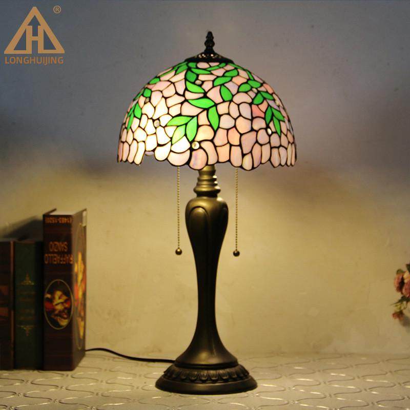 卧室床头灯欧式田园装饰灯具柔光书桌12寸护眼学习阅读小台灯,家装灯饰光源,护眼吸顶灯,淘宝优惠券,粉丝福利购,淘宝优惠卷