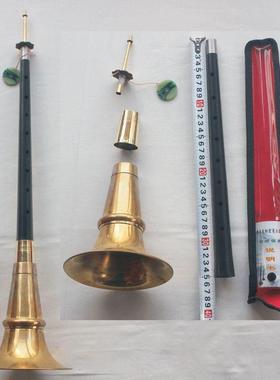 降a调唢呐专业演奏锁呐黑檀木乌木九孔级a调花鼓剧祁剧吹奏乐器