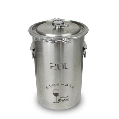 帝伯仕304316不锈钢酿酒桶发酵桶自酿葡萄酒密封罐家庭酿酒设备