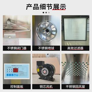 304不锈钢风淋室互锁单人双吹风淋门工厂用风淋房 厂家直销201