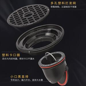 福美居全铜地漏防臭芯重力翻板密封圈铜自封铜深水封防臭芯配件