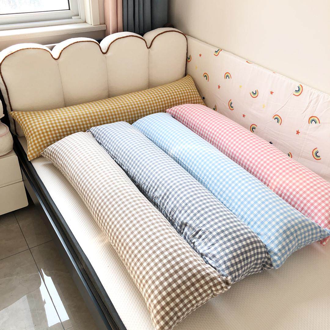 纯棉长枕长条抱枕女生睡觉专用枕头夹腿睡觉双人水洗棉靠垫可拆洗