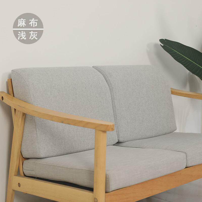 沙发靠背垫长方形沙发客厅硬厚海绵靠背腰靠大号床头可拆洗大靠枕