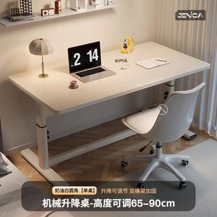 书桌学生家用办公桌卧室写字桌子简易儿童学习桌 可升降电脑桌台式