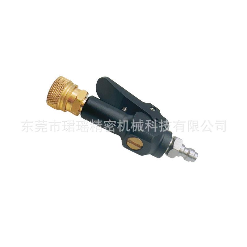 300bar快速插接头夹头填充适配器带8mm公母头快充气