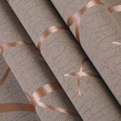 深咖色3d树枝背景墙纸卧室客厅酒店外贸鹿皮加厚现代简约绒壁纸