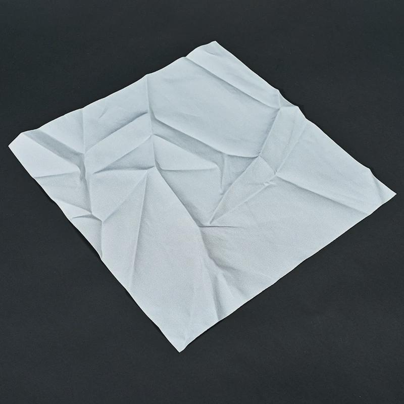 热销无尘擦拭布不掉毛乱麻布平纹梳枳布清洁布屏幕玻璃超细纤维无