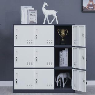 学生书包柜铁皮员工更衣柜幼儿园带锁储物柜健身房舞蹈教室存包柜