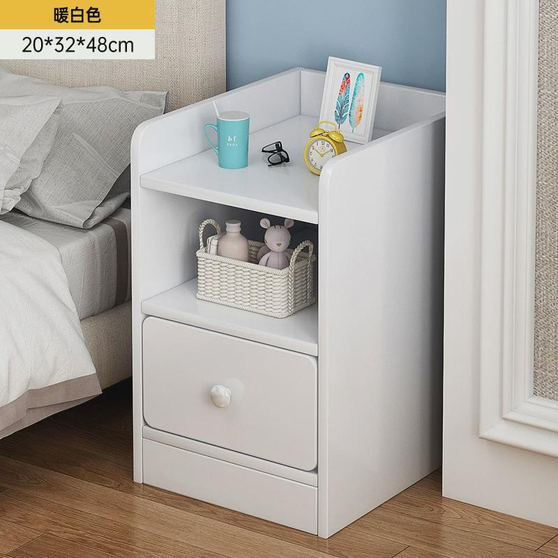 超窄床头柜简约现代卧室家用收纳柜极窄床边简易置物架夹缝储物柜