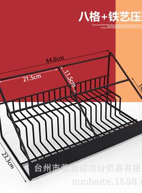 咖啡厅收纳整理架四格架子八瓶铁艺糖压瓶架加粗糖压瓶糖浆展示架