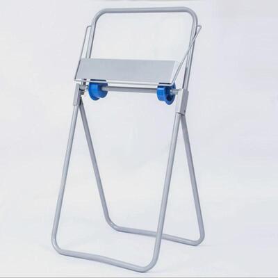 工业大卷式无尘纸架不锈钢壁挂无纺布支架带轮落地式纸巾架包邮