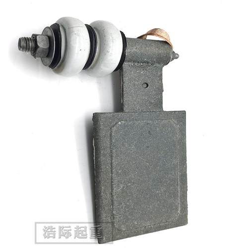 热销起重机单双梁导电滑块角铁滑触线集电器耐磨铸铁加长加厚型滑