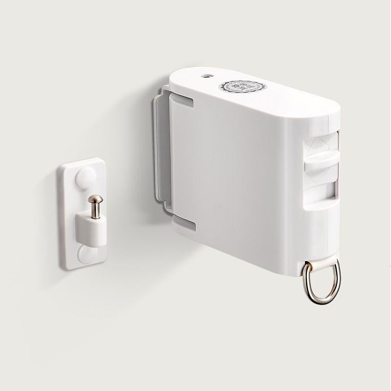 隐形晾衣绳伸缩免打孔室内酒店阳台可收浴室缩挂晒晾衣架厂家