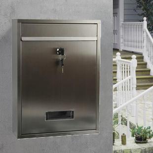用室外信箱校长班主任信箱不锈钢举报箱信报箱大郵箱投快递信封