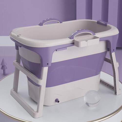 可折叠大人沐浴桶便携浴桶家用大号泡泡澡桶塑料加厚成人浴桶