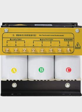 sbk-6000va/6000w三相380v转三相220v变压器机床干式隔离伺服进口