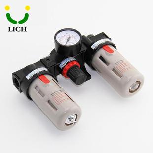 亚德客油水分离器气动三联件bc2000气源处理器调压过滤器型热销