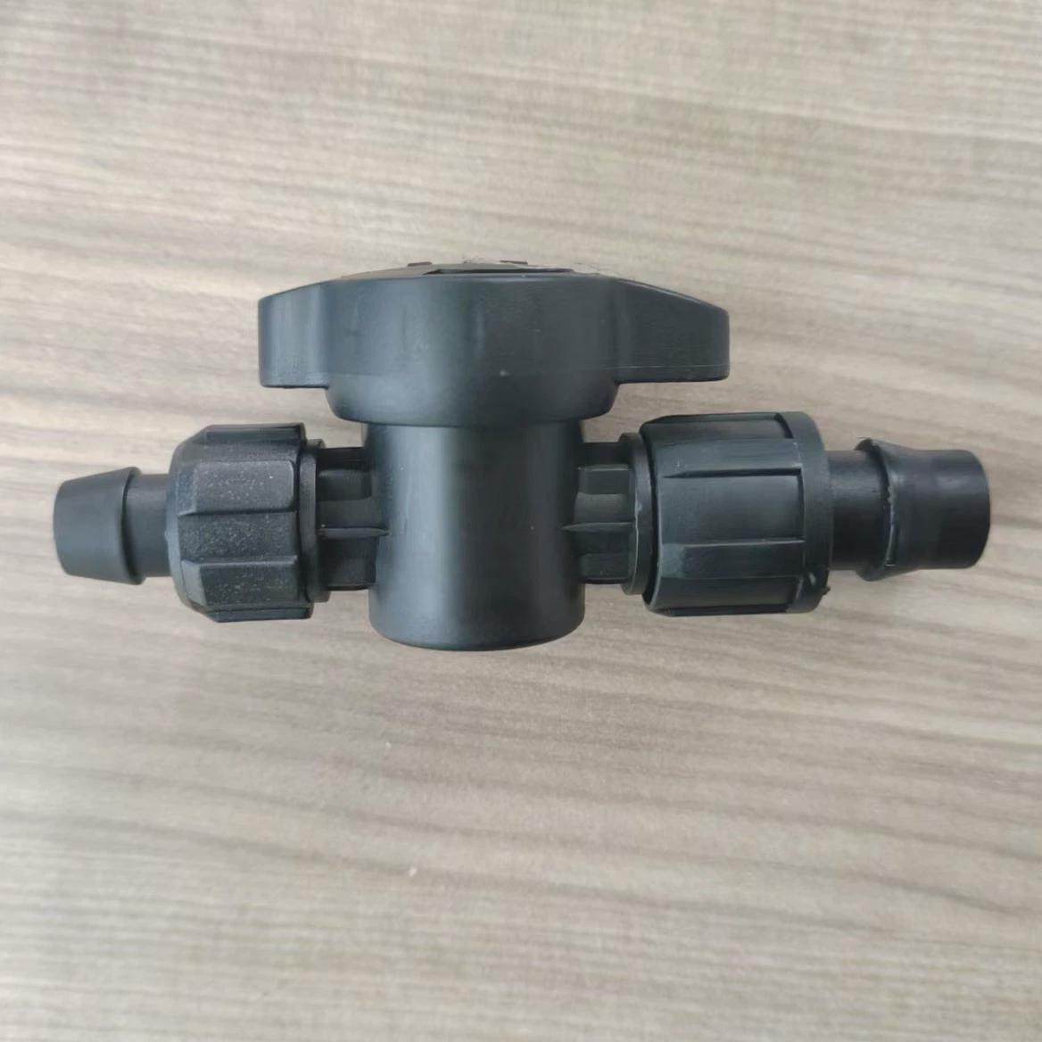 旁通16硬管定位锁母开关双锁母旁通滴灌接头门新款不漏水