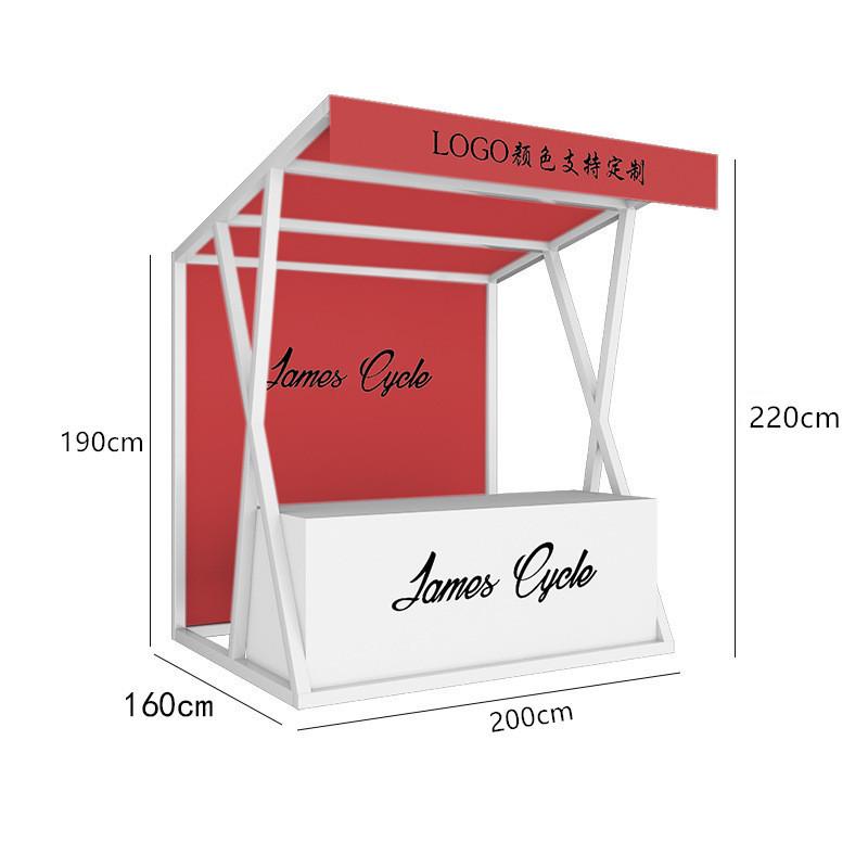 网红移动夜市活动摆摊架棚架广场小摊位售货架商业街集市摆摊货架